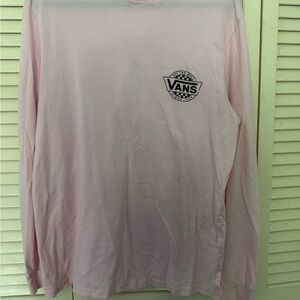 Vans Pink Long Sleeve Shirt